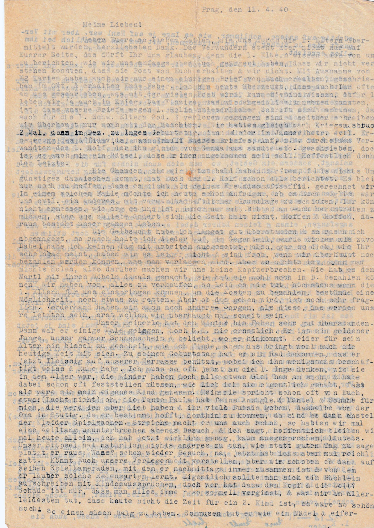 Allen letter